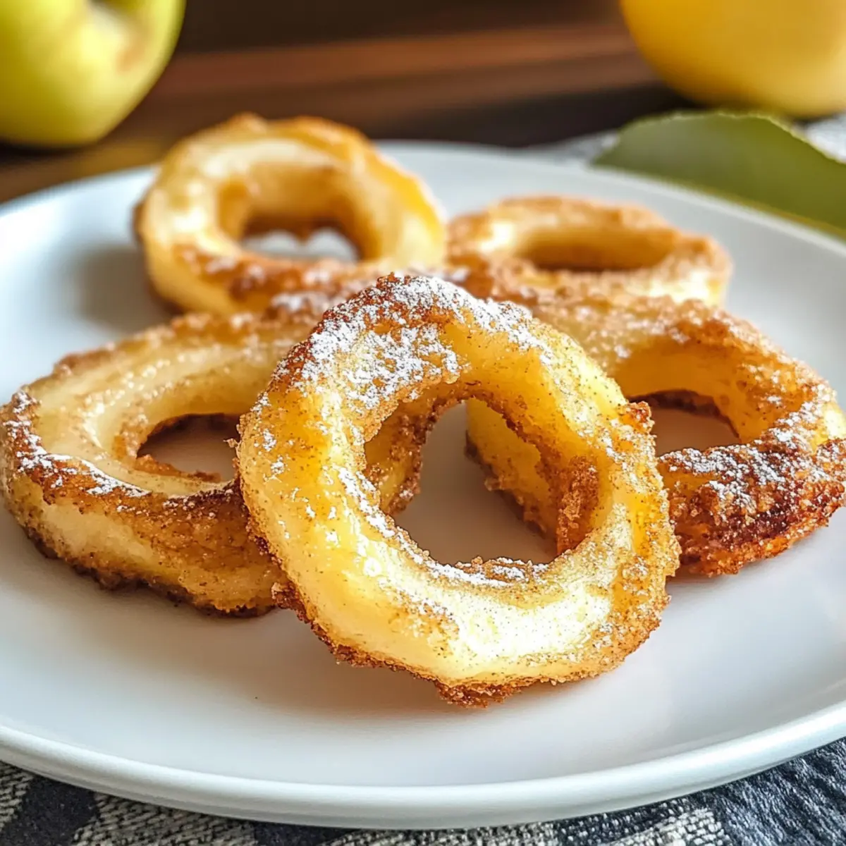 Baked Apple Rings aus der HeiAluftfritteuse amoosk